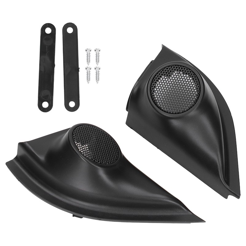 2pcs Door Pillar Tweeter Cover Trim Car Adaptations Replacement for