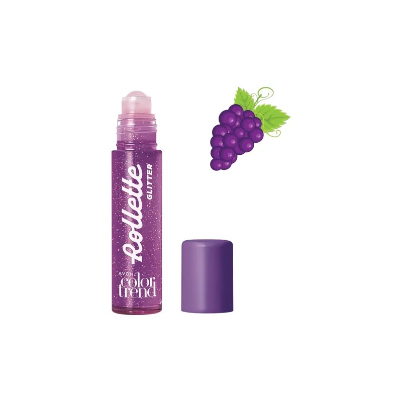 Brillo Labial Rollette Glitter Surtido 3pz Color Trend Avon