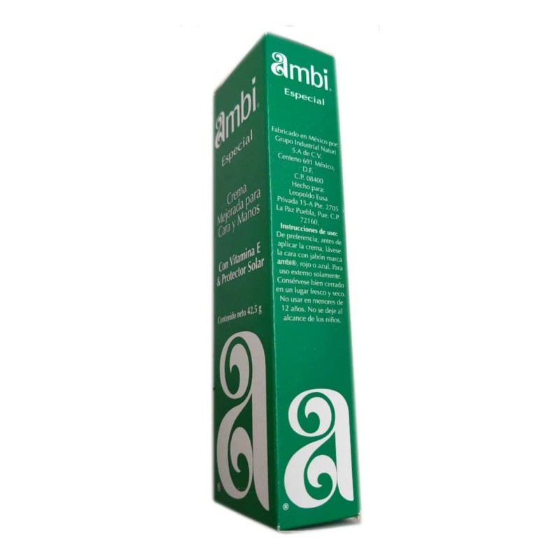 Crema Ambi Elimina Manchas Protector Solar Verde Roja