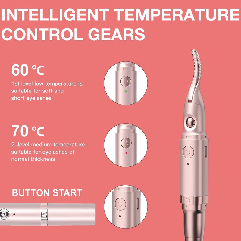 atnayo Heated Eyelash Curler, 2 in 1 Electric Eyelash Curlers