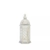 Accent Plus HOME LIGHTING DECOR CUTWORK HEXAGON SHAPE CANDLE LANTERN