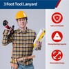 SOCROTO 3 Foot Tool Lanyard 5PCS Tool Tether Safety Tool