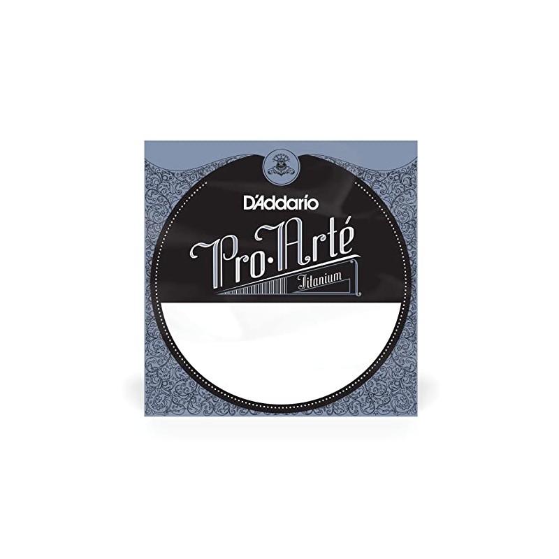D'Addario T2 Titanium Treble Classical Guitar Single String, Hard Tension,