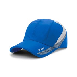 DENISH Gorra Deportiva Sport Impermeable. Cachucha con Broche Ajustable para Hombre y Mujer de Material Premium para Hacer Ejercicio, Caminar, Running, Actividades al Aire Libre (Azul Claro)