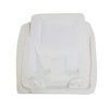 FZJDSD Black Leather Driver Side Bottom Replacement Seat Cover and