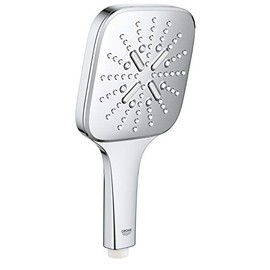 Grohe 26550000, Rainshower 130 SmartActive Cube, Hand Shower 3 Jet Types, Chrome