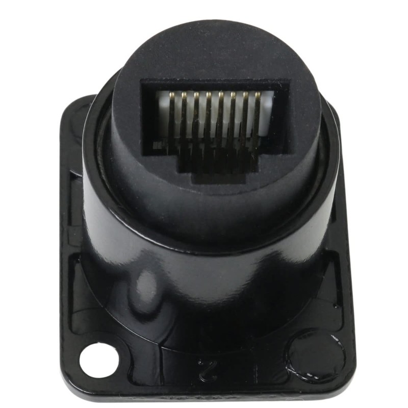 D-Type RJ45 Cat6 Coupler ZCZQC CAT6 D Series Panel-Mount Connector