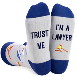 Zmart Men's Lawyer Gifts Law Enforcement Gifts Law Student Gifts Attorney Gifts Law School Graduation Gifts Social Justice Gifts, Lawyer Socks