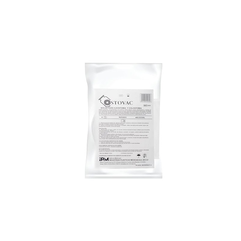 IPM | Bolsa de Colostomía o Ileostomía Neonatal | Autoadherible