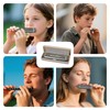 Harmonica C Key 10-Hole Diatonic Mouth Organ, Compact Harmonicas for