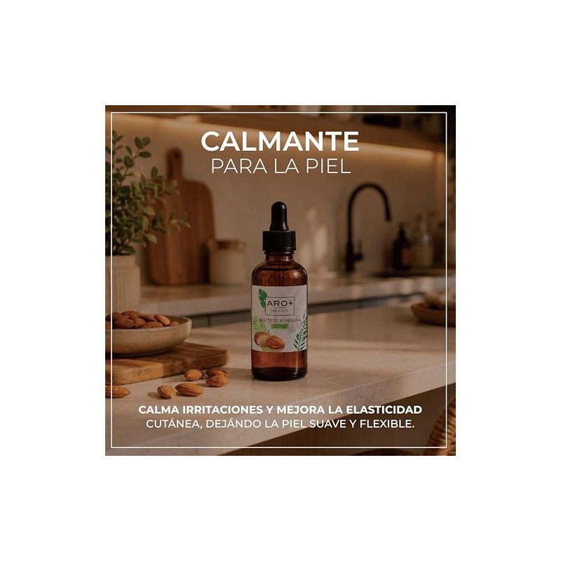 ARO MXICO Aceite de Almendras Dulces 100 Puro 120ml Hidratacin