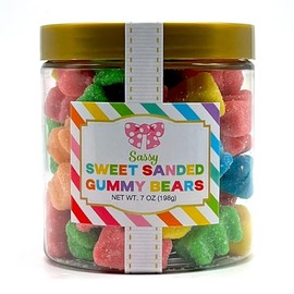 Oh, Sugar! Sugar Stacks Candy Collection, Sassy Sweet Sanded Gummy Bears