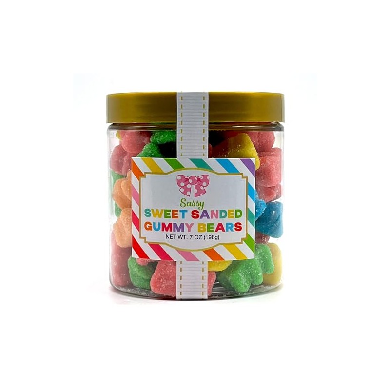 Oh, Sugar! Sugar Stacks Candy Collection, Sassy Sweet Sanded Gummy