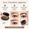 Sello para Cejas a Prueba de Agua,Kit Dos (3Pcs)