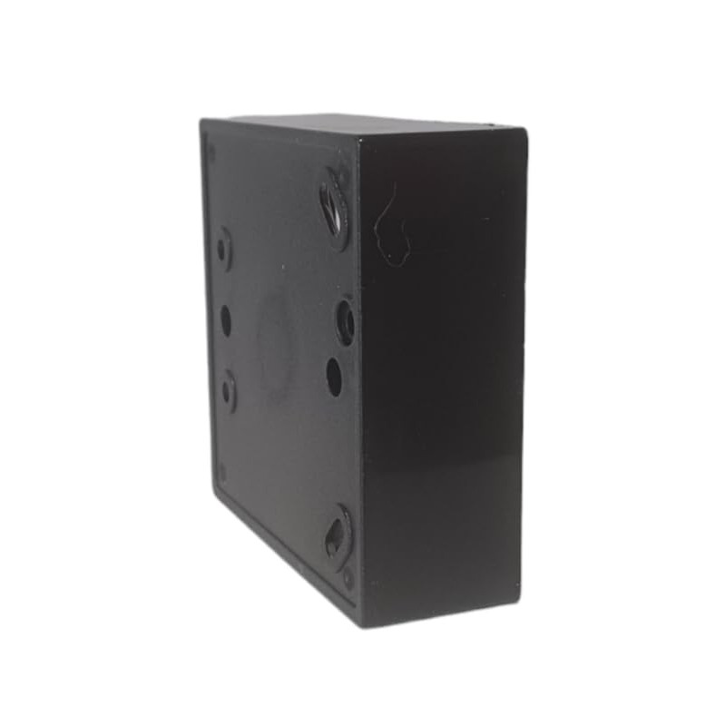 Black Electrical Surface Patress Box (1 Gang)