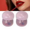2pcs Matte Lip Gloss Hydrating Water Gloss Mushroom Shape Long