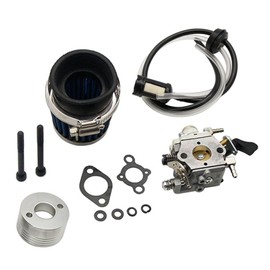 FLMLF Rc Car Small Air Filter + Carburetor + Fuel Pipe for 1/5 Hpi Rofun Km Rovan LT Baja FG ZENOAH CY RCMK GoPed Redcat 23CC~58CC Engine Parts