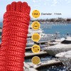 AOLEBA Boat Dock Lines 3/8''x 15'Dock Line Double Braided Nylon