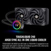Thermaltake TOUGHLIQUID 240 ARGB Motherboard Sync All-in-One Liquid CPU Cooler,