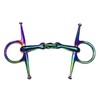 EXTREME Full Cheek RAINBOW Jointed HORSE BIT S/Steel Eggbut Snaffle