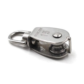 M15 Single Pulley 304 Stainless Steel Pulley Pulley Pack of 6 (Load: 35 kg)