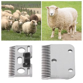 Fyearfly Sheep Shearing Blades,21 Teeth Sheep Clippers, Livestock Pet Shearing Clippers Replacement Blades Shears for Grooming Goats, Lambs, Llamas, Alpacas