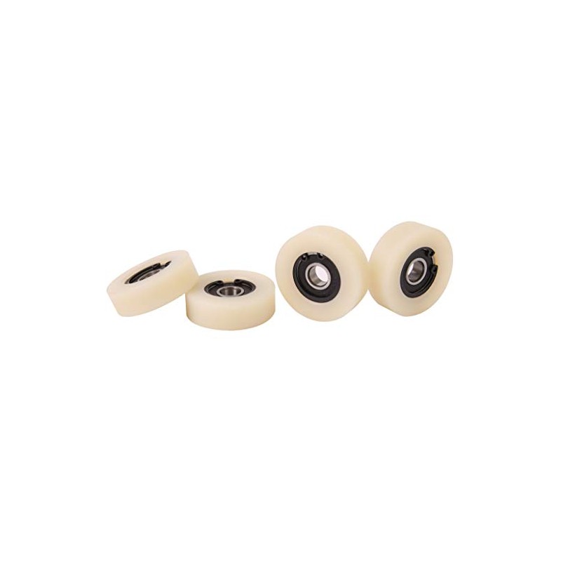 4 pieces nylon polyamide wheels 45 mm diameter 14 mm