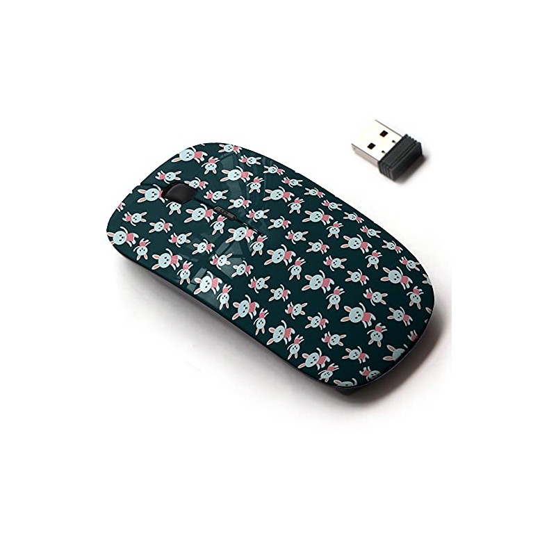2.4G Wireless Mouse with Cute Pattern Design for All Laptops