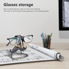 Nose Shaped Eyeglasses Holder Iron Nose and Mustache Shaped Eye