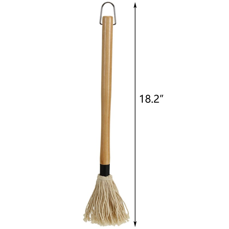 Hedume 2 Pack BBQ Basting Mop with 6 Extra Replacement