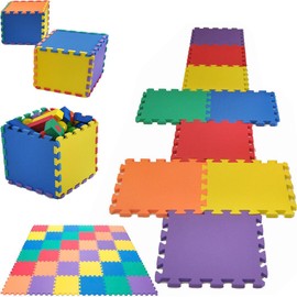 FunkyBuys Children EVA Foam Play Mat Set Tiles Interlocking Foam Mats Soft Baby Play Mat Puzzle Exercise Yoga Mat Floor