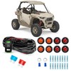 Nilight UTV ATV Turn Signal Wiring Harness Kit Street Legal