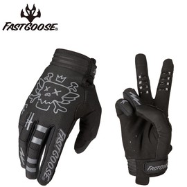 FASTGOOSE Motorcycle Gloves, Smartphone Compatible, Spring, Summer, Autumn, Breathable, Sweat Absorbent, Anti-Slip, Protection, Cycling Gloves, Men's, Women's, Black