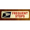 Harrington Signs (1) US MAIL EAGLE FREQUENT STOPS MAGNETIC Vehicle