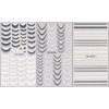 LANODO 3 Pieces Nail Stickers 5D Line Beauty Multiple Styles