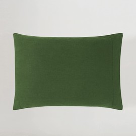 SIJO Premium Stone Washed 100% French Linen Pillowcases, 2-Pack, Small Batch Sourced from Normandy, Breathable and Durable (Forest, Queen)