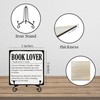 GHTRP Reading Lover Wooden Sign - Book Lover Definition -