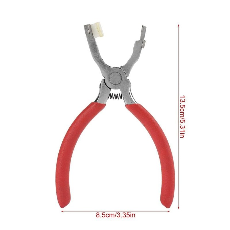 Silent Leather Hole Punch Tool - 4mm Stitching Pliers for
