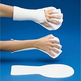 Rolyan Anti-Spasticity Ball Splint, Medium Forearm Based Pre-Cut, Positioning Splint for Mild to Moderate Hypertonicity, Use on Left or Right Arm, Pack of 3, Latex Free, for Professional Use