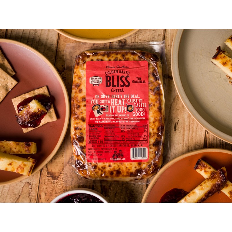 Cheese Bros. Golden Baked Bliss Cheese | Made in Wisconsin