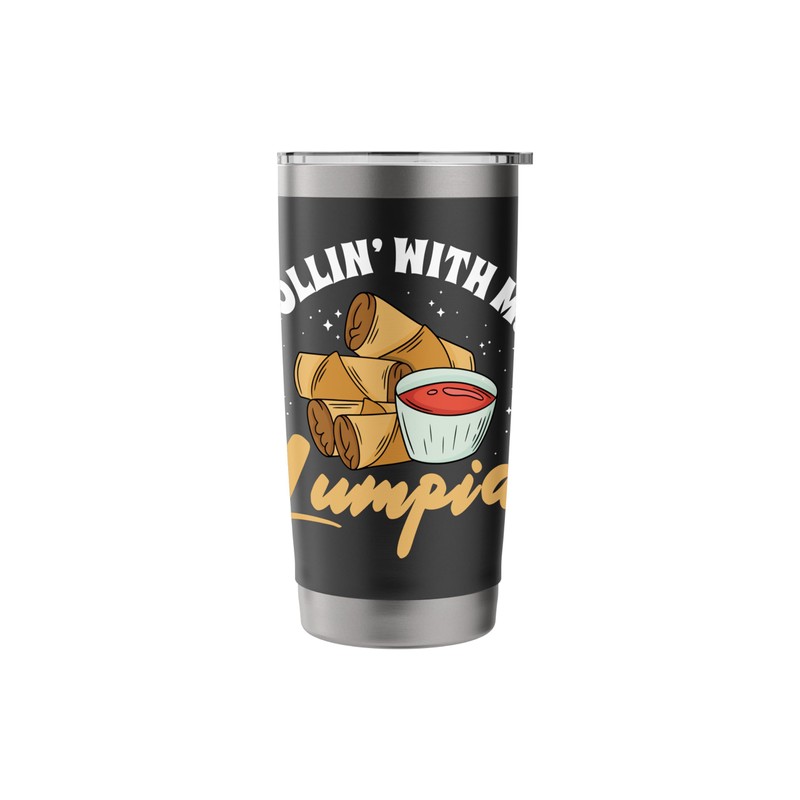 Spring Rolls From Philippines Rollin' With My Lumpia Stainless Steel
