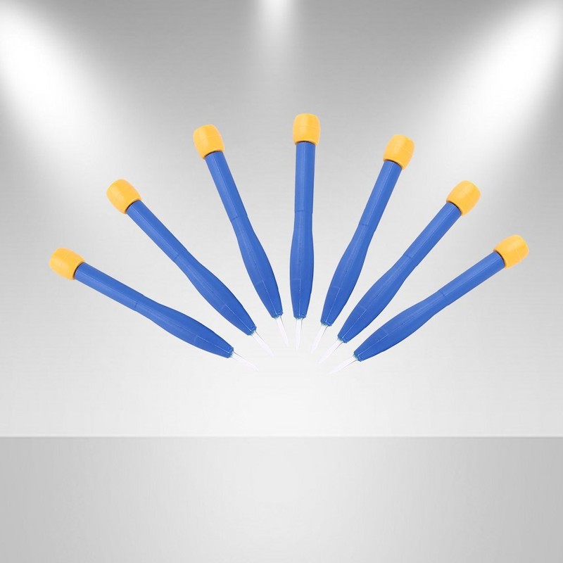 Atyhao 8pcs Frequency Adjustment Screwdriver Antistatic Plastic Ceramic Set Home