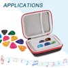 sourcing map Guitar Picks Holder Box Nylon Acoustic Electric Guitar