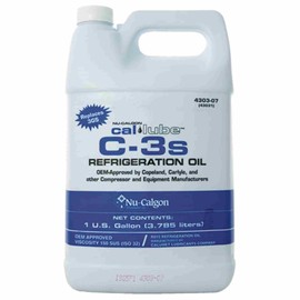 Nu-Calgon 4303-07 C-3s Refrigeration Oil, 1 Gallon, 150 SUS Viscosity
