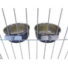 Ellie-Bo Pair of Dog Bowls For Crates, Cages or Pens