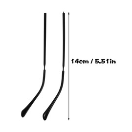 1 Pair Metal Glasses Temple, Eyeglass Replacement Arm, Glasses Temple Sunglasses Arm Eyewear Frame Temple Replacement Universal Eyeglasses Replacement Temple for Glasses, Sunglasses