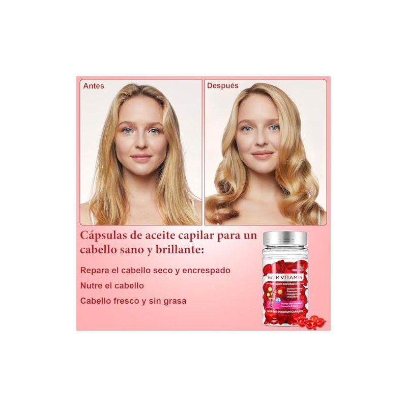 Cápsulas para el Cuidado del Cabello, Aceites para el cuidado