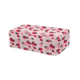 Hechitok Strawberry Flower Memory Pad Knee Scooter Pad Cover Cushion - Knee Rover Pad Accessory Features Removable Cover and Comfortable Memory Foam Cushion Insert - Knee Walker Pad Fits Most Models
