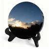 Black Obsidian Scrying Mirror, Black Obsidian Feng Shui Mirror with