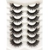 Losha Eyelashes Fluffy Natural Cat Eye False Eyelashes 7 Pairs